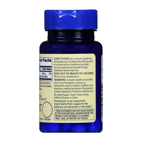 Foster And Thrive, Potassium Gluconate, 595 Mg, 100 Tabs Foster And Thrive