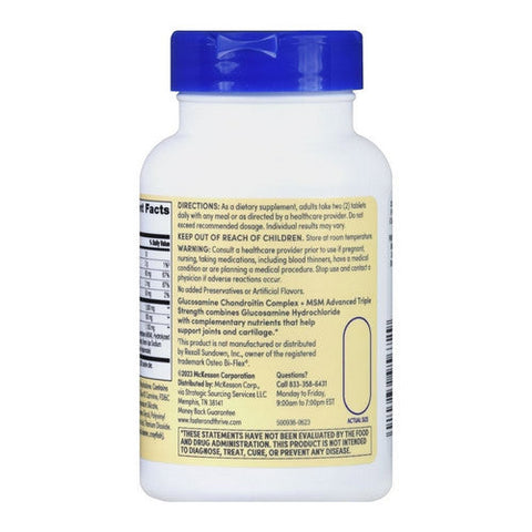 Foster And Thrive, Glucosamine Chondroitin Complex + Msm, 80 Tabs Foster And Thrive