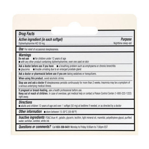 Foster And Thrive, Maximum Strength Sleep-Aid, 50 Mg, 32 Softgels Foster And Thrive