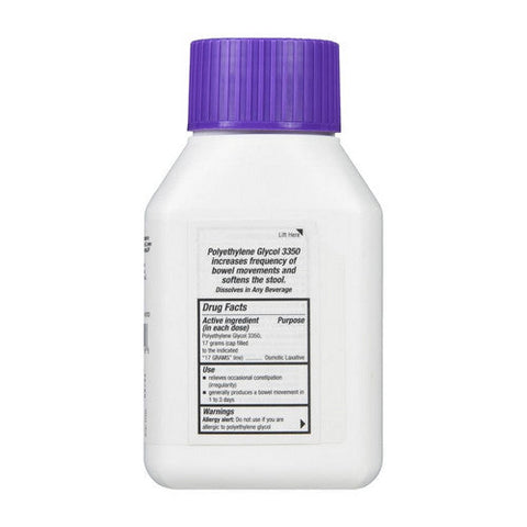 Foster And Thrive, Clearlax Polyethylene Glycol 3350 Powder For Solution Unflavored, 8.3 Oz Foster And Thrive
