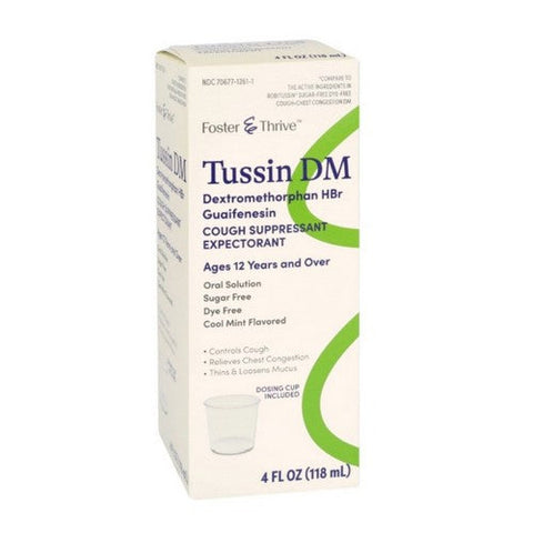 Foster And Thrive, Tussin Dm, 4 Oz Foster And Thrive