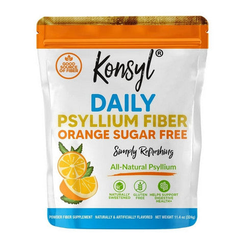 Konsyl, Daily Psyllium Fiber Orange Sugar Free, 11.4 Oz Konsyl