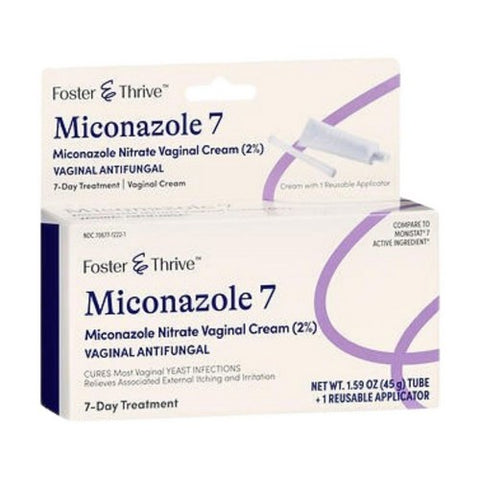 Foster And Thrive, Miconazole 7 Nitrate Vaginal Cream 2%, 1.59 Oz Foster And Thrive