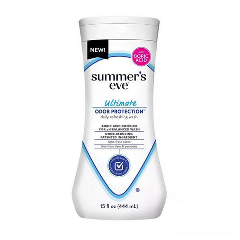 Summers Eve, Daily Refreshing Wash Ultimate Odor Protection Light Fresh Scent, 15 Oz Summers Eve