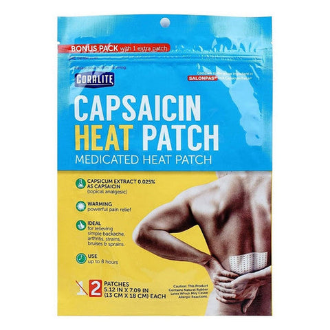 Coralite, Capsaicin Heat Patch, 2 Count Coralite