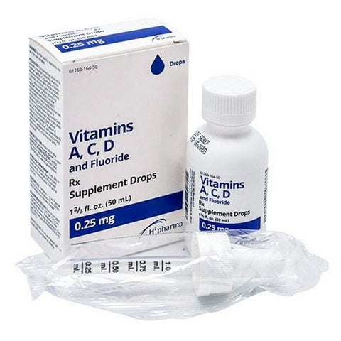 Taro, Vitamins A/C/D And Fluoride, 0.5 Mg, 50 mL Taro