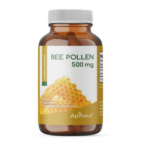 Apihaus, Bee Pollen, 500 Mg, 90 VegCaps Apihaus