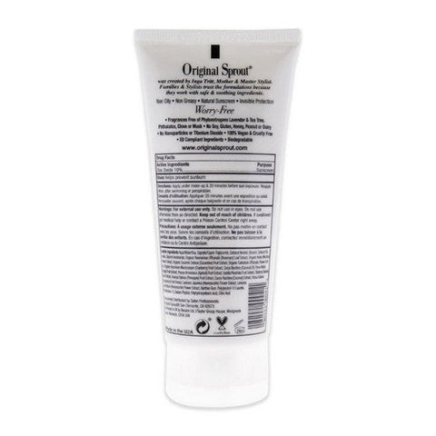 Original Sprout, Tahitian Face And Body Sunscreen SPF 27, 3 Oz Original Sprout