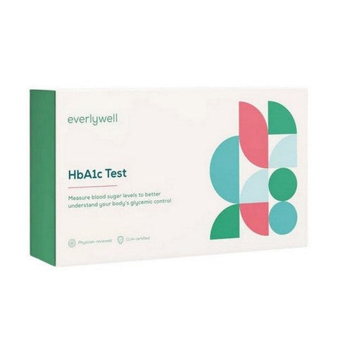 EverlyWell, HbA1c Blood Sugar Levels Test, 1 Count EverlyWell