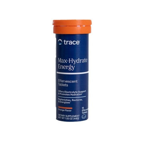 Trace Minerals, Max-Hydrate Energy Orange, 8 Count Trace Minerals