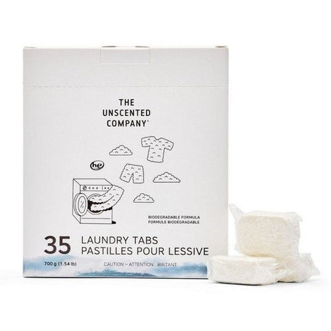 The Unscented Company, Laundry Detergent Unscented, 35 Tablets The Unscented Company