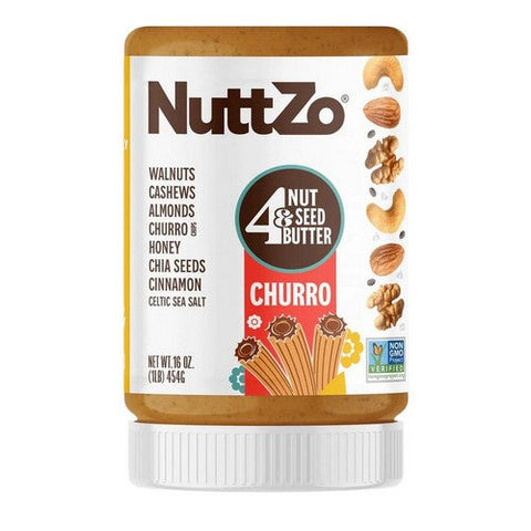 Nuttzo, Churro Nut Butter, 16 Oz (Case Of 6) Nuttzo