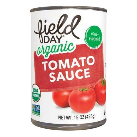 Field Day, Organic Tomato Sauce Vine Ripened, 15 Oz (Case Of 12) Field Day