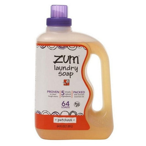 Zum, Clean Aromatherapy Laundry Soap Patchouli, 64 Oz (Case Of 6) Zum