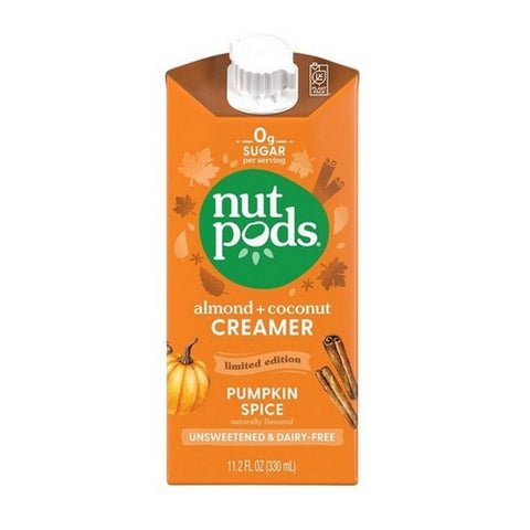 Nutpods, Pumpkin Spice Unsweetened, 11.2 Oz (Case Of 12) Nutpods