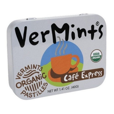 Vermints, Natural Organic Cafe Express, 1.41 Oz (Case Of 6) Vermints