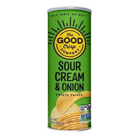The Good Crisp Company, Sour Cream Cheddar Potato Chips, 5.5 Oz (Case Of 12) The Good Crisp Company