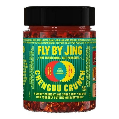 Fly By Jing, Chengdu Crunchy Hot Sauce, 6 Oz (Case Of 6) Fly By Jing