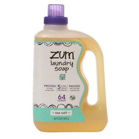 Zum, Laundry Soap Sea Salt, 64 Oz (Case Of 6) Zum
