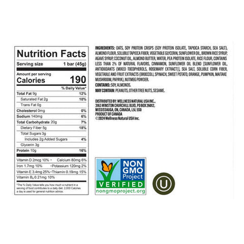 Silk, Cinnamon Almond Baked Oat Bar, 6.34 Oz (Case Of 6) Silk