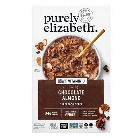 Purely Elizabeth, Superfood Chocolate Almond, 11 Oz (Case Of 6) Purely Elizabeth