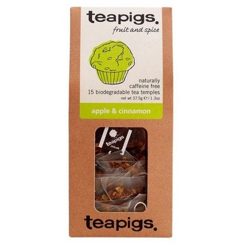 Teapigs, Herbal Apple Cinnamon Tea, 15 Bags (Case Of 6) Teapigs