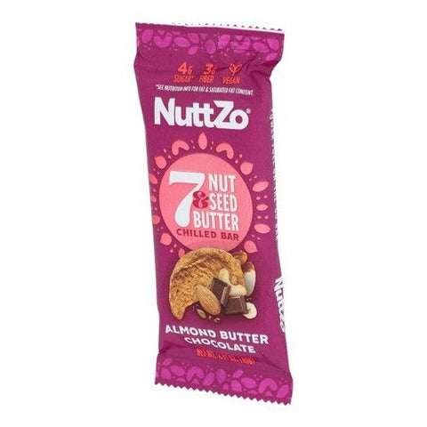 Nuttzo, Almond Butter Chocolate Bar, 1.41 Oz (Case Of 12) Nuttzo