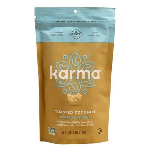 Karma Nuts, Toasted Coconut Roasted Cashew, 7 Oz (Case Of 6) Karma Nuts