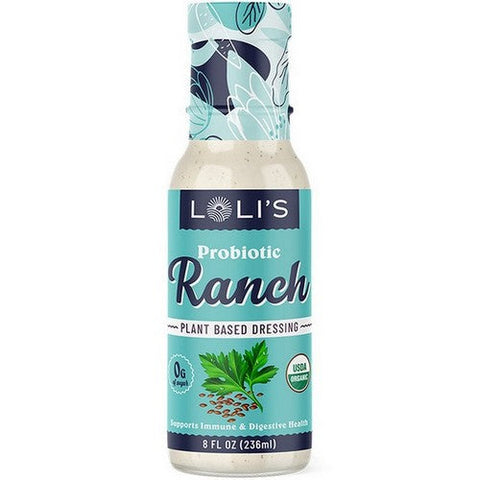 Loli's Foods, Organic Plant Based Dressing Ranch, 8 Oz (Case Of 6) Loli's Foods