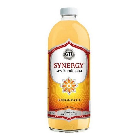 GT's, Gingerade Organic And Raw Kombucha, 48 Oz (Case Of 6) GT's