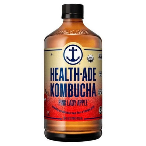 Health-Ade, Pink Lady Apple Kombucha, 16 Oz (Case Of 12) Health-Ade