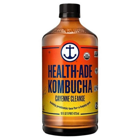 Health-Ade, Cayenne Cleanse Kombucha, 16 Oz (Case Of 12) Health-Ade