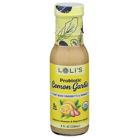 Loli's Foods, Organic Lemon Garlic Probiotic, 8 Oz (Case Of 6)