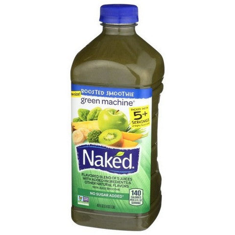 Naked, Green Machine Boosted Smoothie, 46 Oz (Case Of 6) Naked