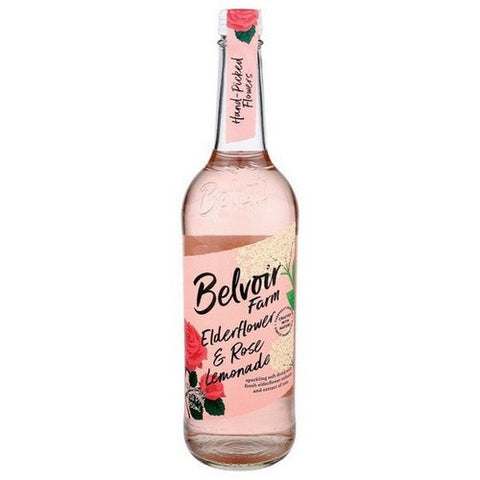 Belvoir Fruit Farms, Elderflower And Rose Lemonade, 25.4 Oz ( Case Of 6) Belvoir Fruit Farms