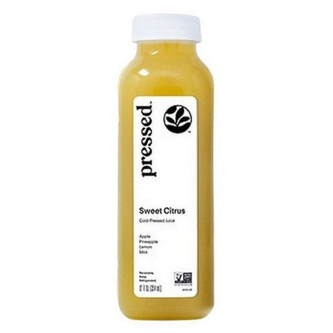 Pressed Juicery, Sweet Citrus Cold Pressed Juice, 12 Oz (Case Of 6) Pressed Juicery