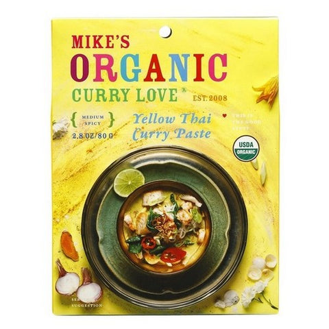 Mike's Organic Foods, Yellow Thai Curry Paste Small Box, 2.8 Oz (Case Of 6) Mike's Organic Foods