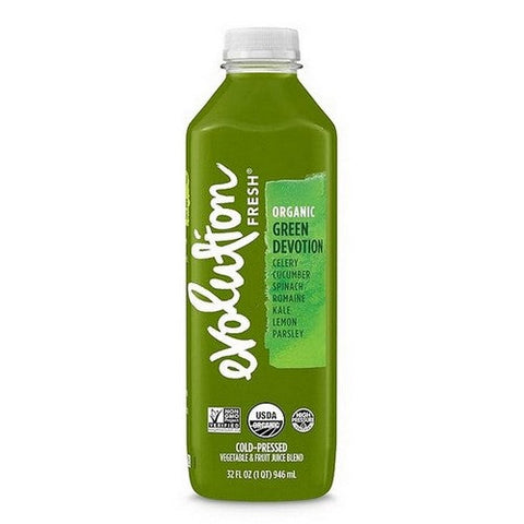 Evolution Fresh, Fresh Organic Green Devotion Multiserve, 32 Oz (Case Of 6) Evolution Fresh