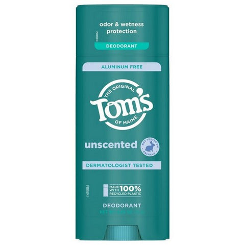 Tom's Of Maine, Unscented Natural Deodorant For Women And Men, 3.25 Oz (Case Of 6) Tom's Of Maine