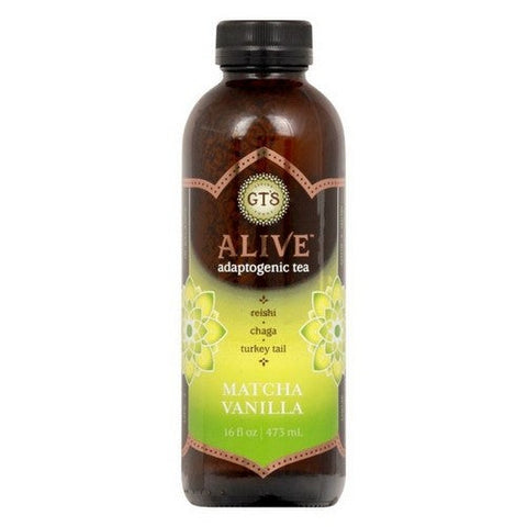 GT's, Matcha Vanilla Adaptogenic Tea, 16 Oz (Case Of 12) GT's
