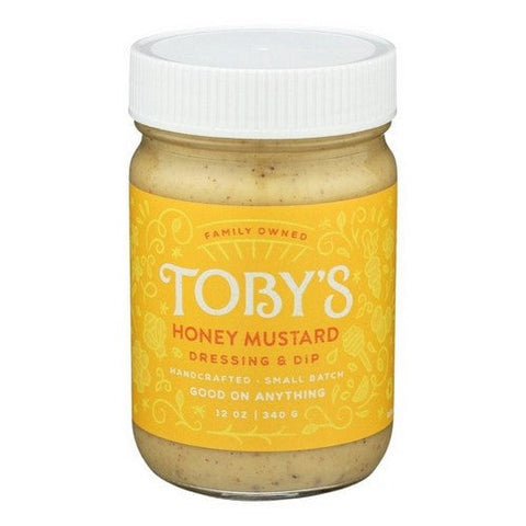 Toby's Family Foods, Honey Mustard Dressing And Dip, 12 Oz (Case Of 6) Toby's Family Foods