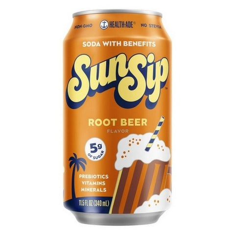 Health-Ade, Sun Sip Root Beer Soda, 11.5 Oz (Case Of 12) Health-Ade