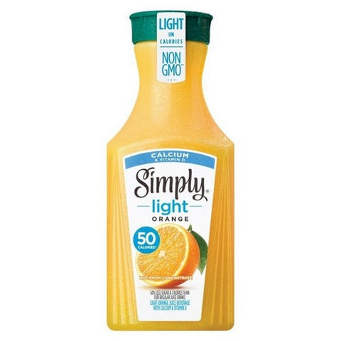 Simply Beverages, Orange Juice Light Calcium and Vitamin D, 52 Oz Simply Beverages