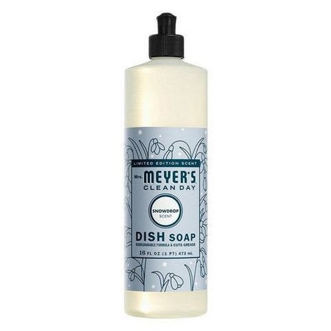 Mrs. Meyer's, Liquid Dish Soap Snow Drop, 16 Oz (Case Of 6) Mrs. Meyer's