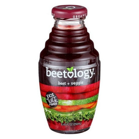 Beetology, Organic Beet And Veggie Juice, 8.45 Oz (Case Of 6) Beetology