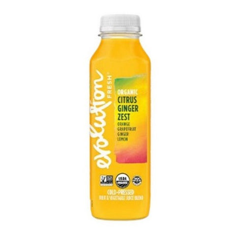 Evolution Fresh, Organic Citrus Ginger Zest Juice, 15.2 Oz (Case Of 6) Evolution Fresh