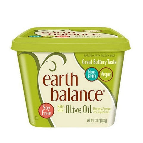 Earth Balance, Buttery Spread Made With Olive Oil, 13 Oz (Case Of 6) Earth Balance
