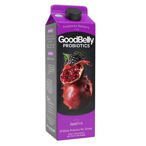 Good Belly, Probiotic Juice Pomegranate Blackberry One Q, 32 Oz (Case Of 6) Good Belly