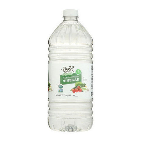 Field Day, Organic White Vinegar Distilled, 64 Oz (Case Of 6) Field Day