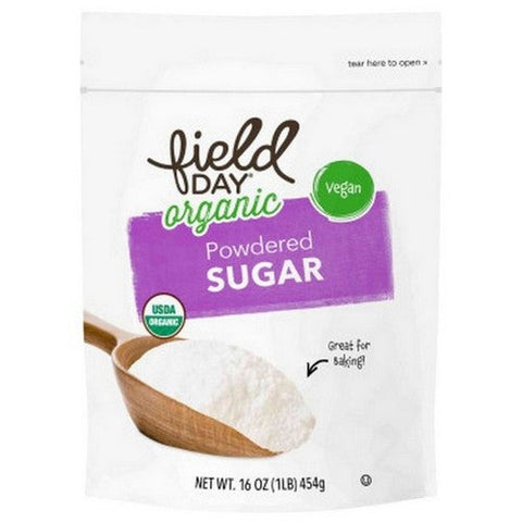 Field Day, Organic Sugar Powdered, 16 Oz (Case Of 12) Field Day